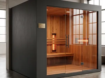 The room, glass front