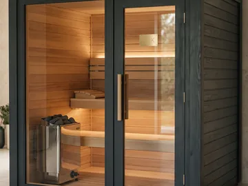 The double glass doors